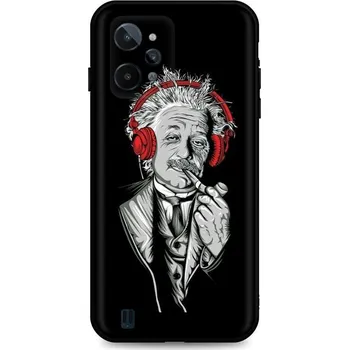 Pouzdro na mobilní telefon Kryt Realme C31 silikon Albert Einstein (obal neboli pouzdro na Realme C31)