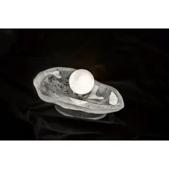 Lampička Stolní lampa ESS01, Varianta Stříbrná