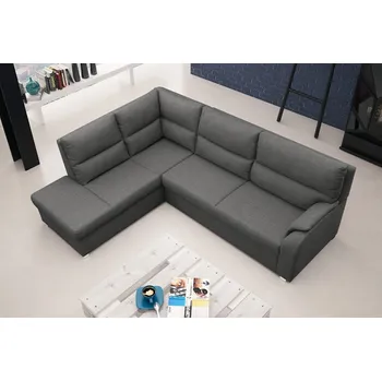 Obývací stěna FALCO Sedací souprava Rambo L tm.šedá