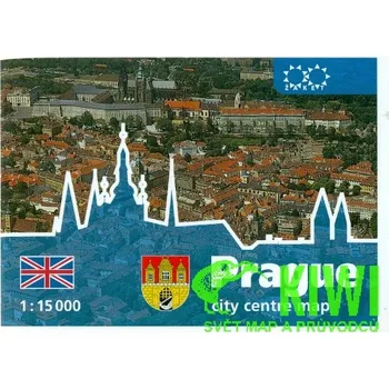 Žaket vydavatelství plán Praha - centrum 1:15 t. anglicky