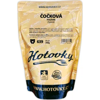Hotové jídlo Hotovky - 639 Čočková polévka (1 porce)