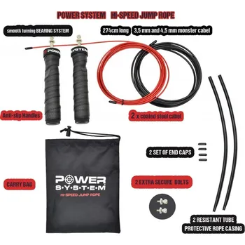 Švihadlo Power System Švihadlo High Speed Jump Rope