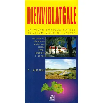 Jana Seta vydavatelství mapa Latvia 6 - Lotyšsko jihovýchod 1:200 t. Dienvidlatgale