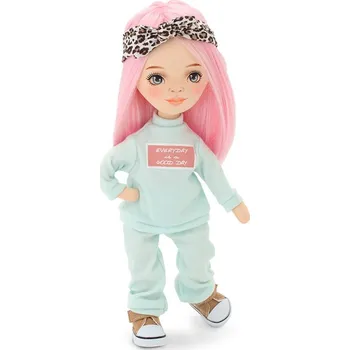 Panenka Panenka Billie ve světle modré teplákové soupravě od firmy ORANGE TOYS (Tina in a Mint Tracksuit - 32 cm)