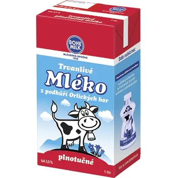 Mléko Bohemilk Trvanlivé mléko plnotučné 3,5 % 1 l