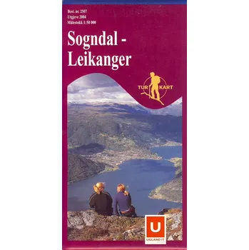 Nordeca vydavatelství mapa Sogndal-Leikanger 1:50 t.