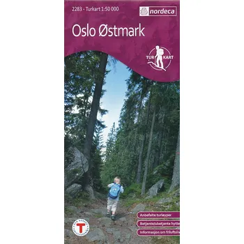 Nordeca vydavatelství mapa Oslo Ostmark 1:50 t. (č.2283)