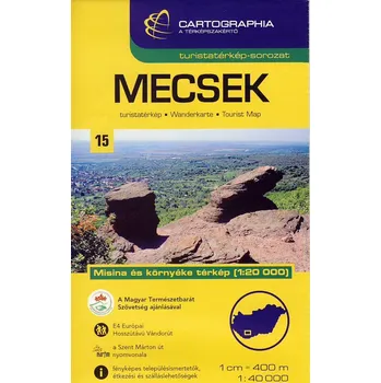 Cartographia Budapest mapa Mecsek 1:50 t.