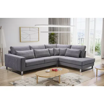 Obývací stěna FALCO Sedací souprava Colby šedá pravá