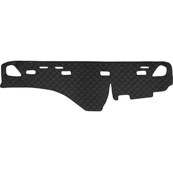 Potah na volant Kožený potah palubní desky - EKO kůže, VOLVO FH (prod. 2002-2012) ČERNÁ