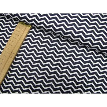 CHEVRON - 4 barvy - ŠÍŘE 160CM/1BM Látky: 1. Tmavě modrá