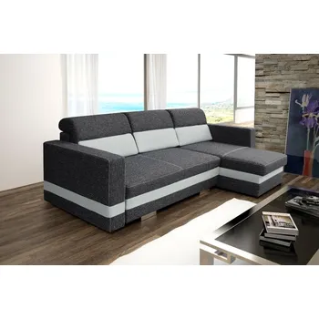 Obývací stěna FALCO Sedací souprava Rimini P šedá