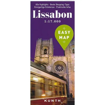 Kunth vydavatelství plán Lissabon 1:17 t. laminovaný