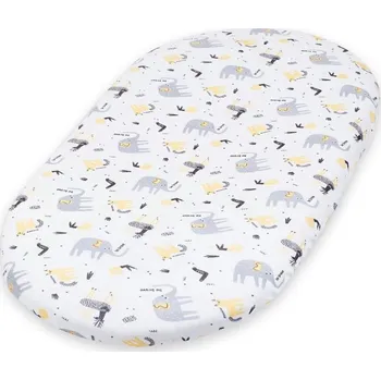 Prostěradlo Prostěradlo do novorozenecké postýlky, hojdavaku nebo kočárku - potah na matraci 2ks