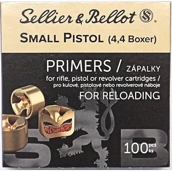 Příslušenství pro sportovní střelbu Zápalky S&B 4,4 SP Boxer 100 ks