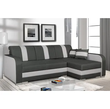 Obývací stěna FALCO Sedací souprava Costa P tm.šedá/sv.šedá