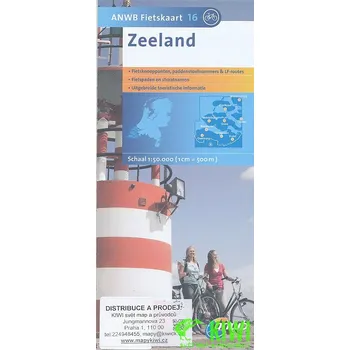 Craenen BBV distribuce cyklomapa Zeeland 1:50 t. ANWB č.16