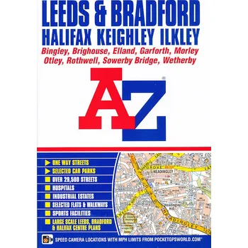 Collins atlas Leeds,Bradford 1:18 t.