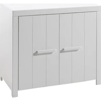 přebalovací pult a komoda Bílá lakovaná komoda Vipack Erik 100 x 57 cm