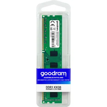 Operační paměť GOODRAM 4 GB DD3 1333 MHz (GR1333D364L9S/4G)