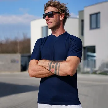 Pánské tričko TERMOVEL Pánské tričko nehořlavé KRR - modré VELIKOST: 2XL