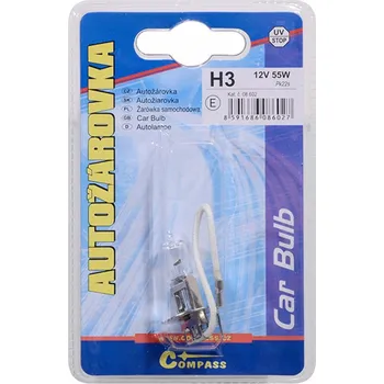 Compass ŽÁROVKA H3 12V 55W 1 ks