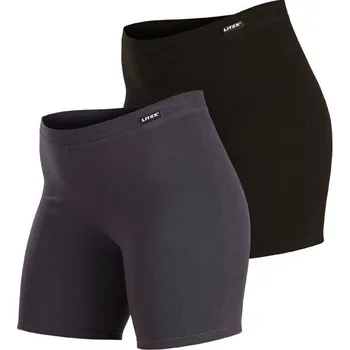 Dámské legíny Dámské legíny LITEX krátké šedé/černé Barva: antracitová, Velikost: S