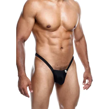 MOB Y Buns Thong Black Velikost L