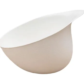 Jednorázové nádobí Cookplay Jednorázová miska Chikio EKO Nest, cukrová třtina, 15 ks