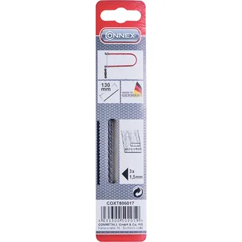 Pilový plátek CONNEX List pilový na dřevo FRETTA, 3 ks, 130 mm, 1,5 mm