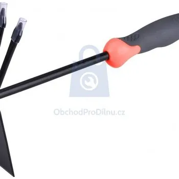 Motyka EXTOL PREMIUM 8877042 zahradní motyčka s kypřičem tříhrotým, délka 31cm