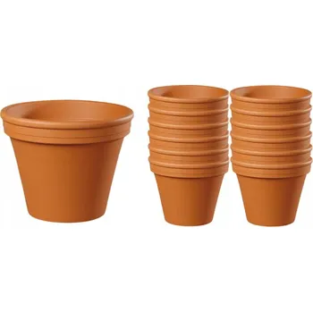 Pěstitelství Květník KLASIK keramický terakota d3x4cm 12ks