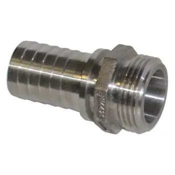 HADICOVÝ TRN 2817 AG SS/316- zářezný trn DN 32 mm vnější z. G 1.1/4", PN 25 bar