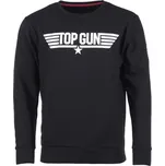 Mikina Mil-Tec TOP GUN Sweatshirt Black - M