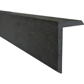 Terasové prkno ASKO a.s. Lišta ukončovací k WPC Unvoc, tmavě šedá, 40x60x2200mm