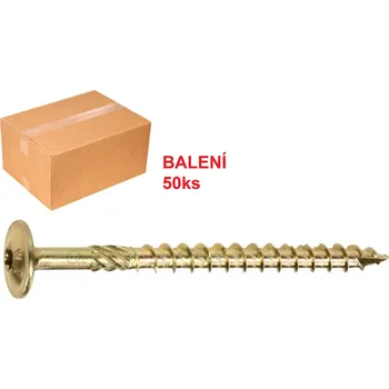 Vrut Vrut konstrukční s talířovou hlavou TX40, 8x80 (balení 50ks)