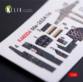 Plastikový model Reskit 1/48 Me-262A1 interior 3D decals (TAM)