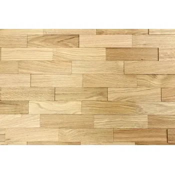 Obklad Wodewa VZOREK - DUB PŘÍRODNÍ 200 (200 x 50 mm) - Kartáčovaný, olejovaný - rozměr vzorku: 3 ks 50 x 200 mm