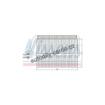 Chladič motoru Výparník NISSENS 92162