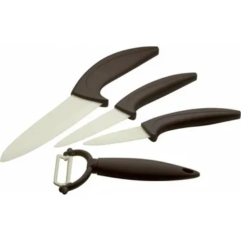 Příbor Sada keramických nožů Pure Line - 4ks, Ambition Sada keramických nožů se škrabkou.