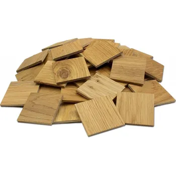 Obklad Wodewa VZOREK - DUB 50 (50 x 50 mm) - 2 mm, Broušený (olejovaný) - rozměr vzorku: 7 ks