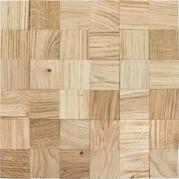 Obklad Wodewa VZOREK - DUB 50 (50 x 50 mm) - 6 mm, Broušený (bez povrchové úpravy) - rozměr vzorku: 7 ks
