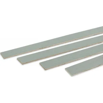 Obklad Wodewa VZOREK - Dřevěná krycí lišta DUB ŠEDÝ - broušený, olejovaný, rozměr vzorku: 30 x 200 mm