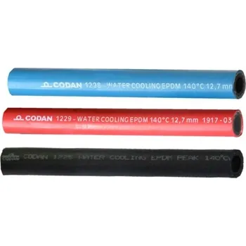 Zahradní hadice CODAN 25/35 CALORTEC 140 RED - hadice pro chlazení forem, 20 bar, -30°C až +140°C (160°C)