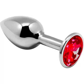 Anální šperk Alive Mini Metal Butt Plug Anal Pleasure Red S