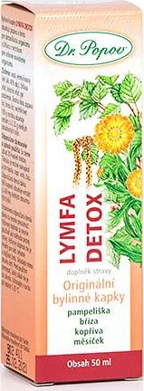 Dr. Popov s.r.o. Lymfa detox bylin kapky 50ml