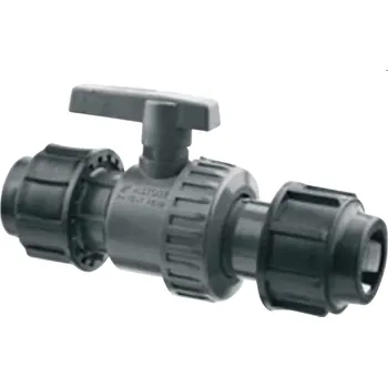 Ventil Plas-fit průběžný plastový ventil na trubku 32 mm