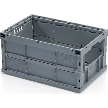 Skládací přepravka 60x40x30 bez víka s vkl. oknem