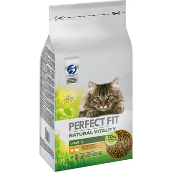 Krmivo pro kočku 2x6kg Perfect Fit Cat Natural Vitality kuřecí a krůtí