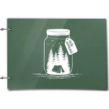 Fotokniha Plexi album se sponami Lahev dovolená